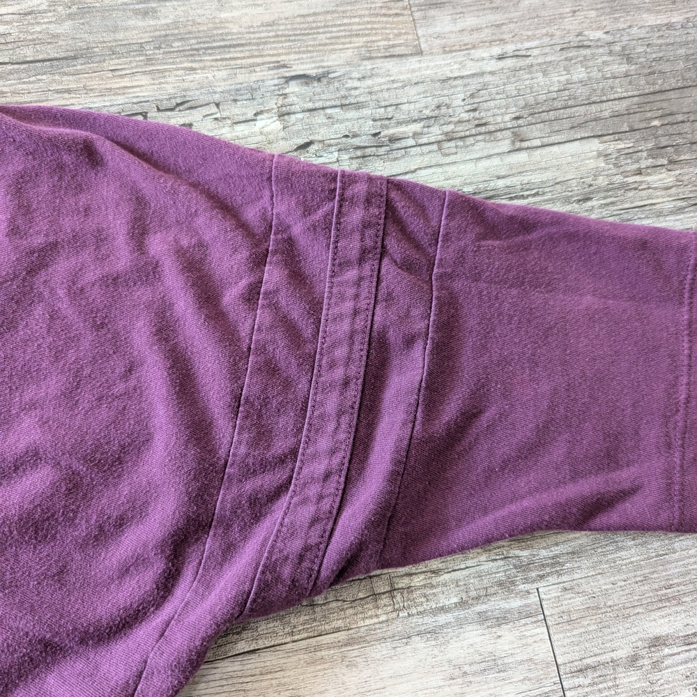 PINK Victoria's Secret - Maroon 3/4 Dolman Sleeve Top Sz XS - Picture 6 of 10